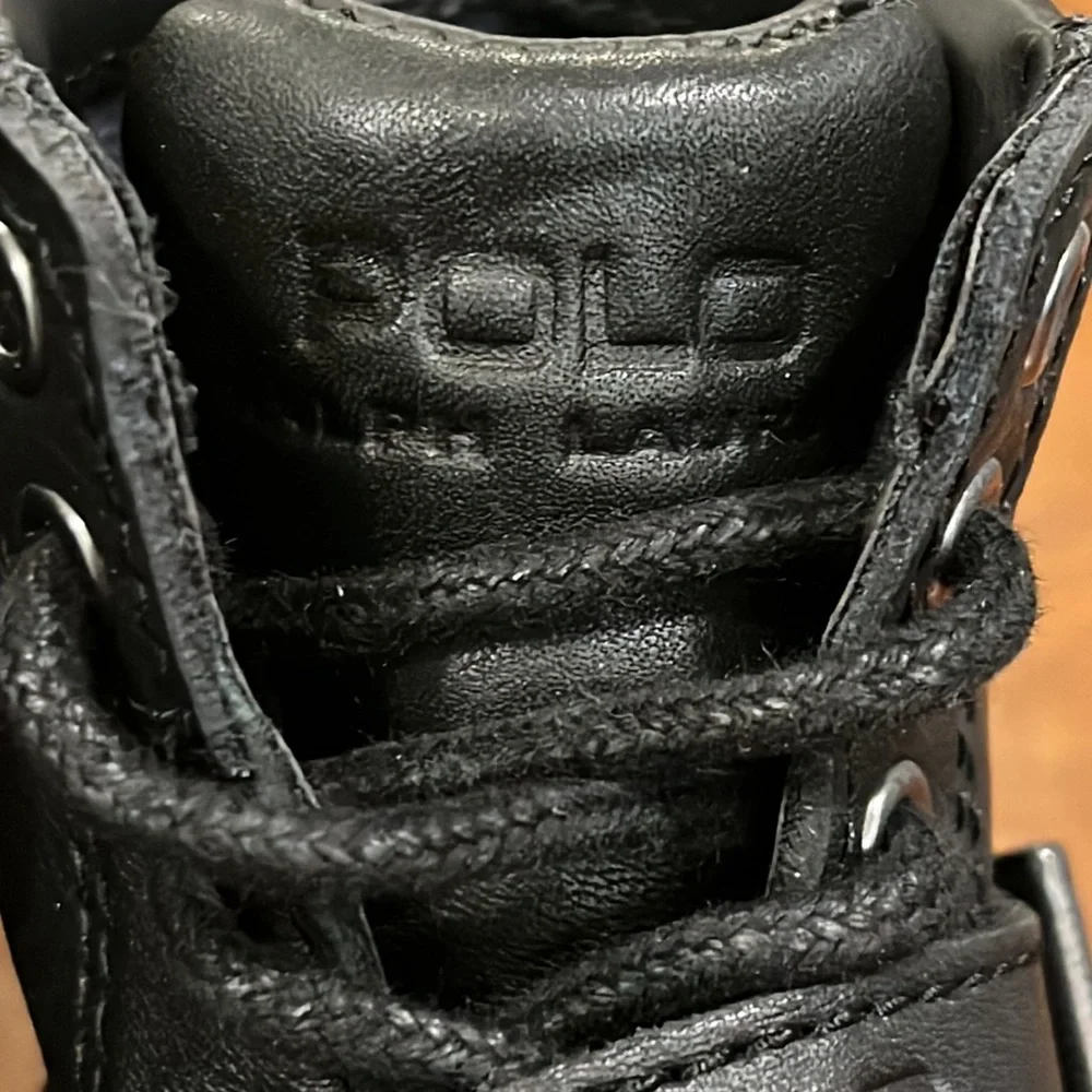 Polo Ralph Lauren Tavin Boots black new Toddlers Infant Boys Size 4